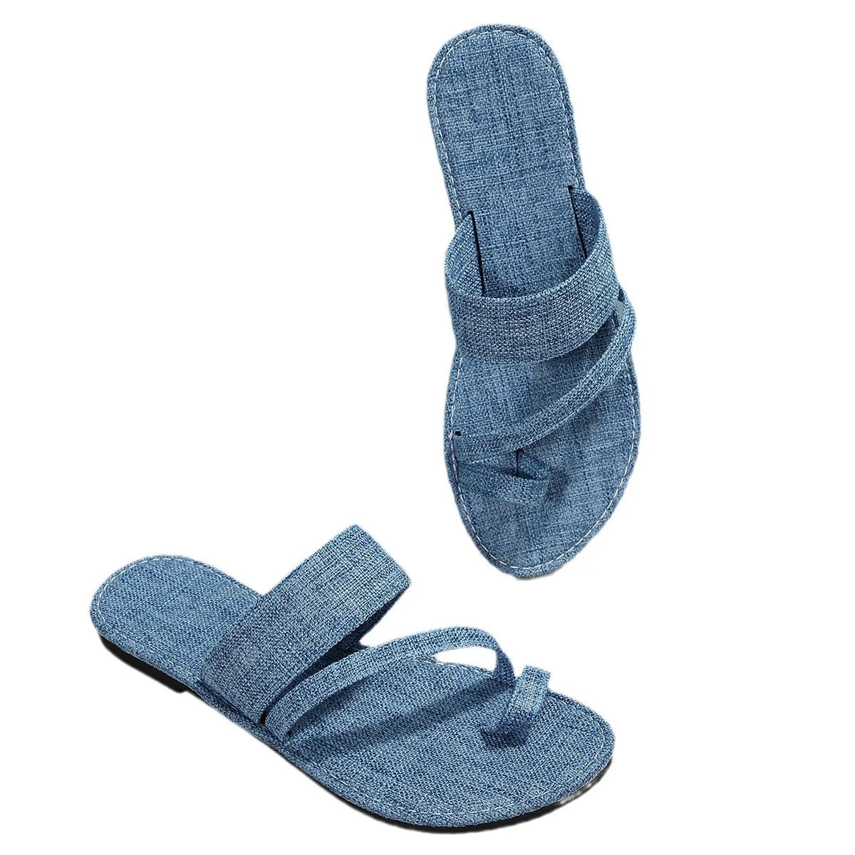 Denim slides