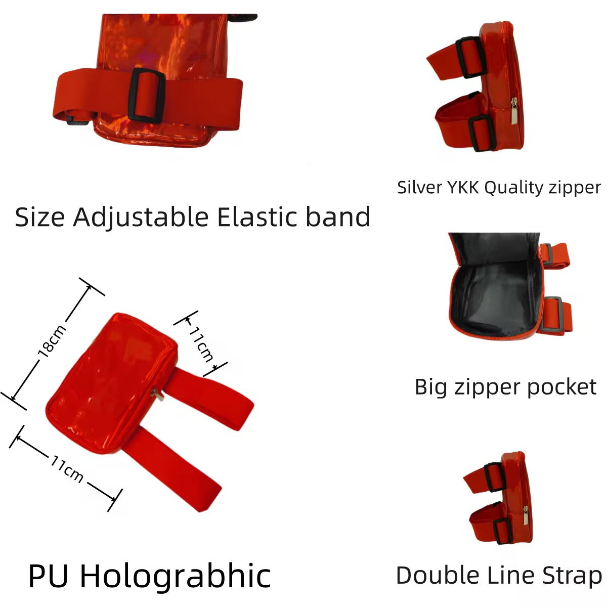 Red Thigh Bag