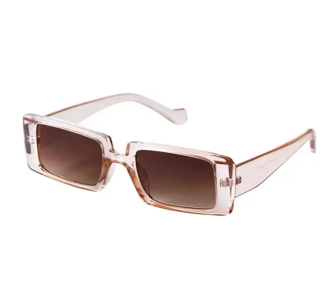 Blush pink square shades