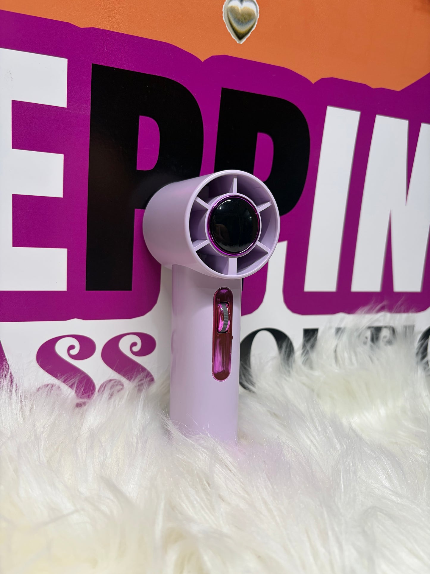 Lilac deluxe high-speed mini fan