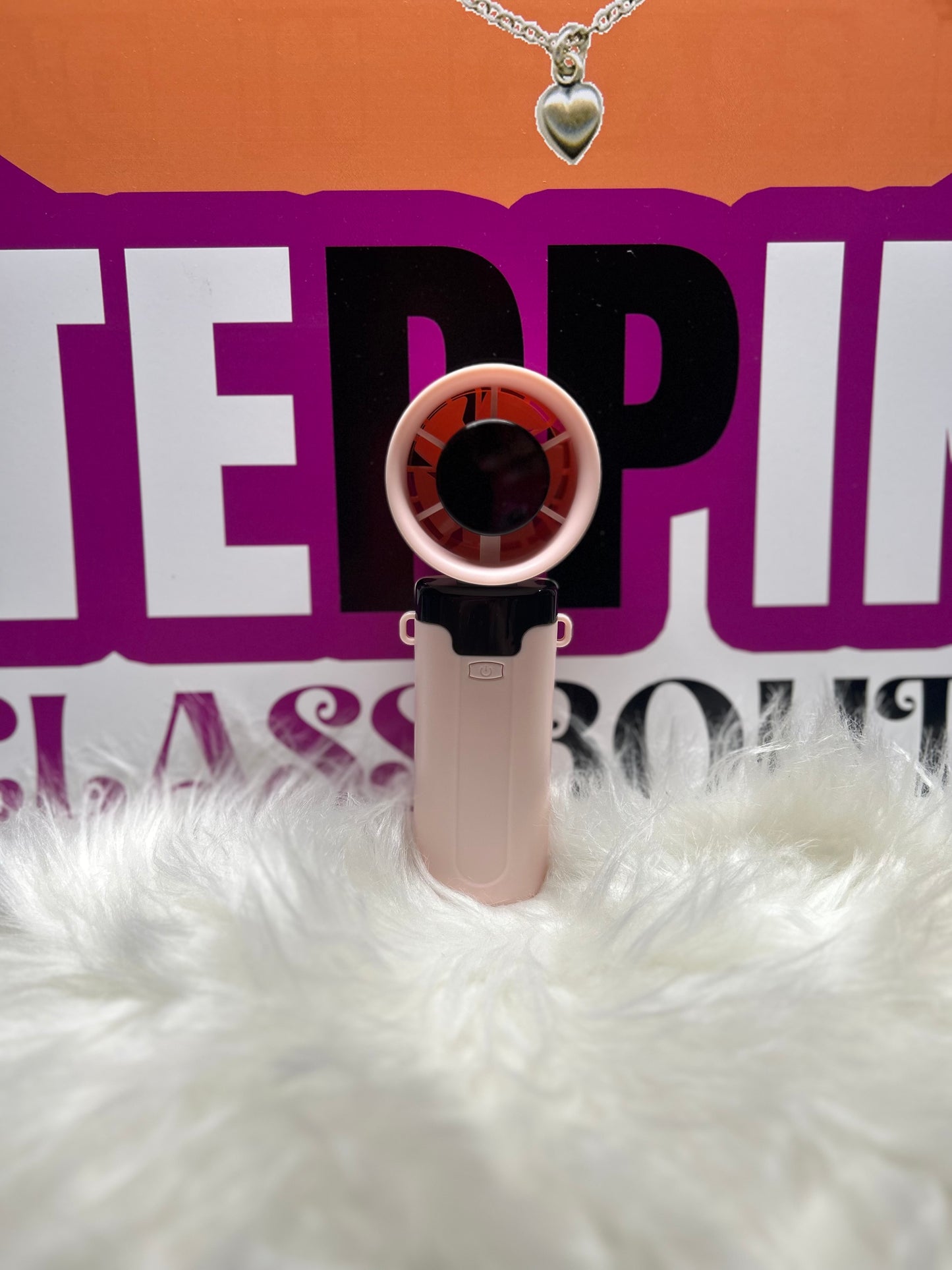 Turbo Handheld Fan Pink