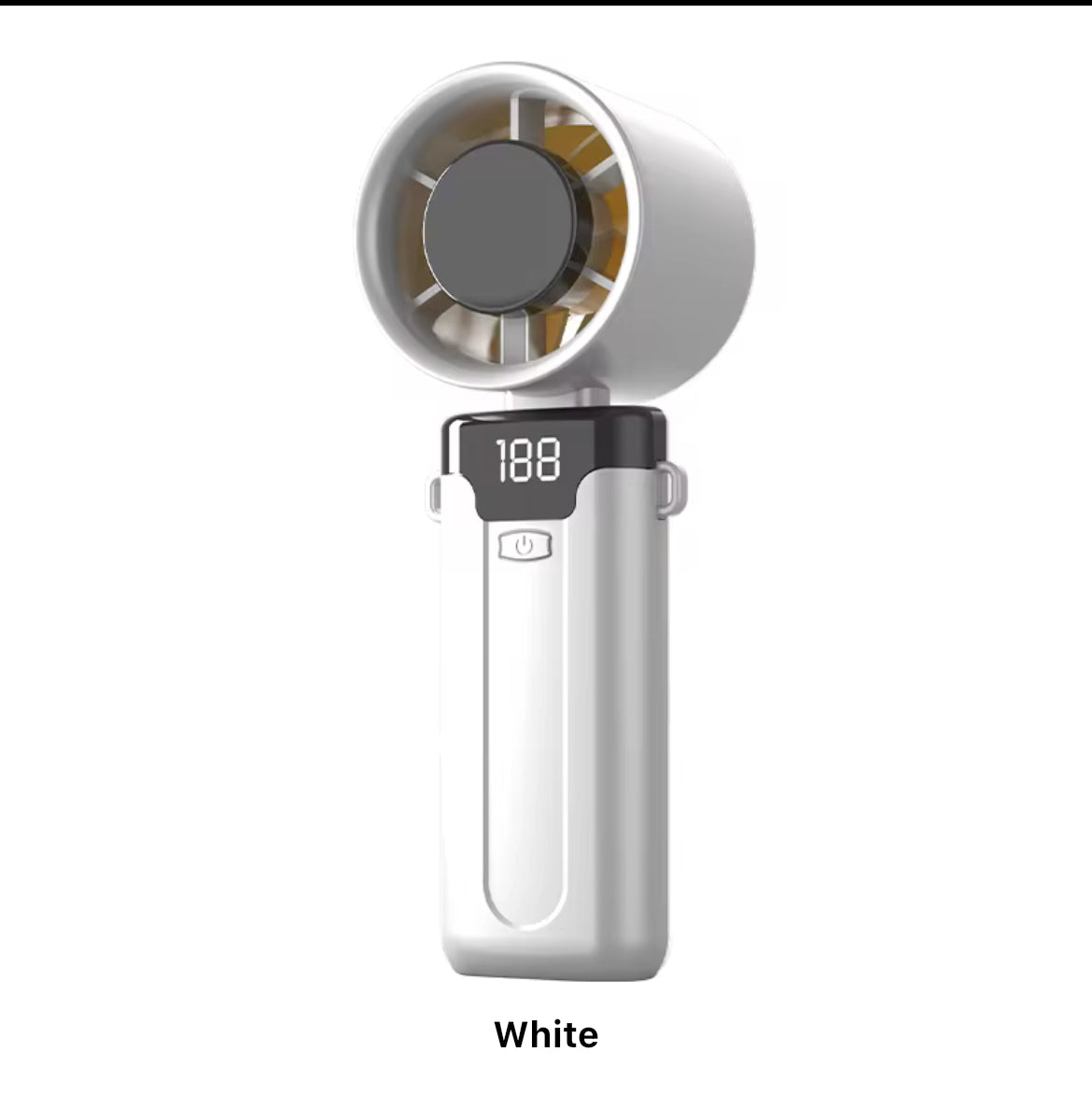 Turbo Handheld Fan white