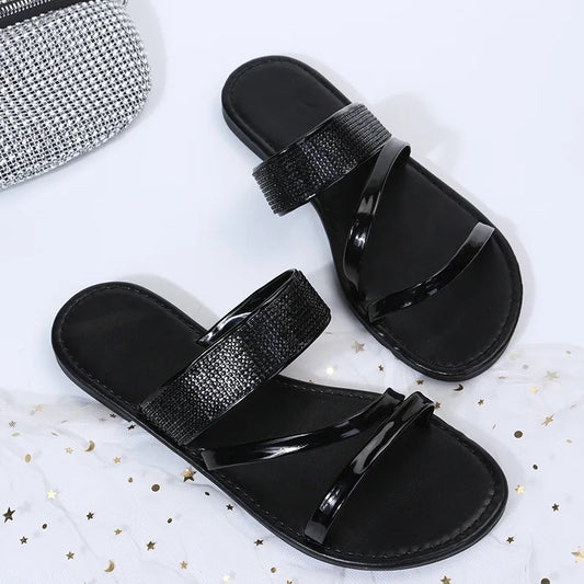 Cute black slides