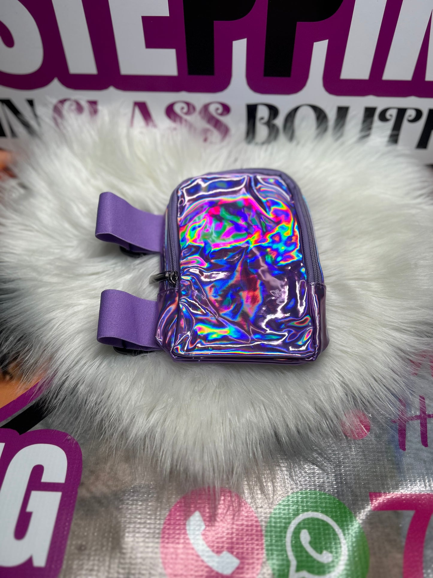 Purple Thigh Bag