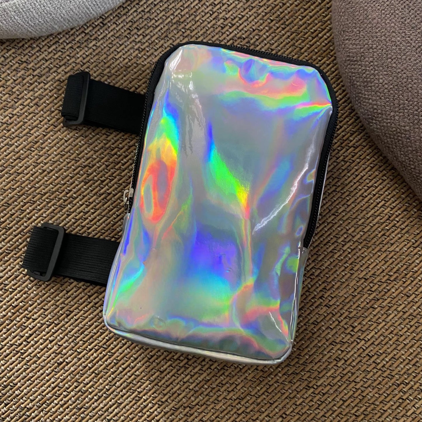 Silver Thigh Bag