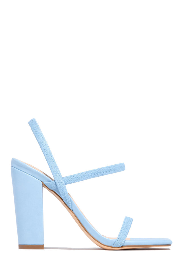 “Baby Blue Got Back” Heels
