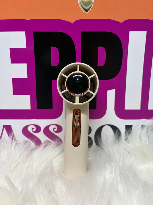 Beige deluxe high-speed mini fan