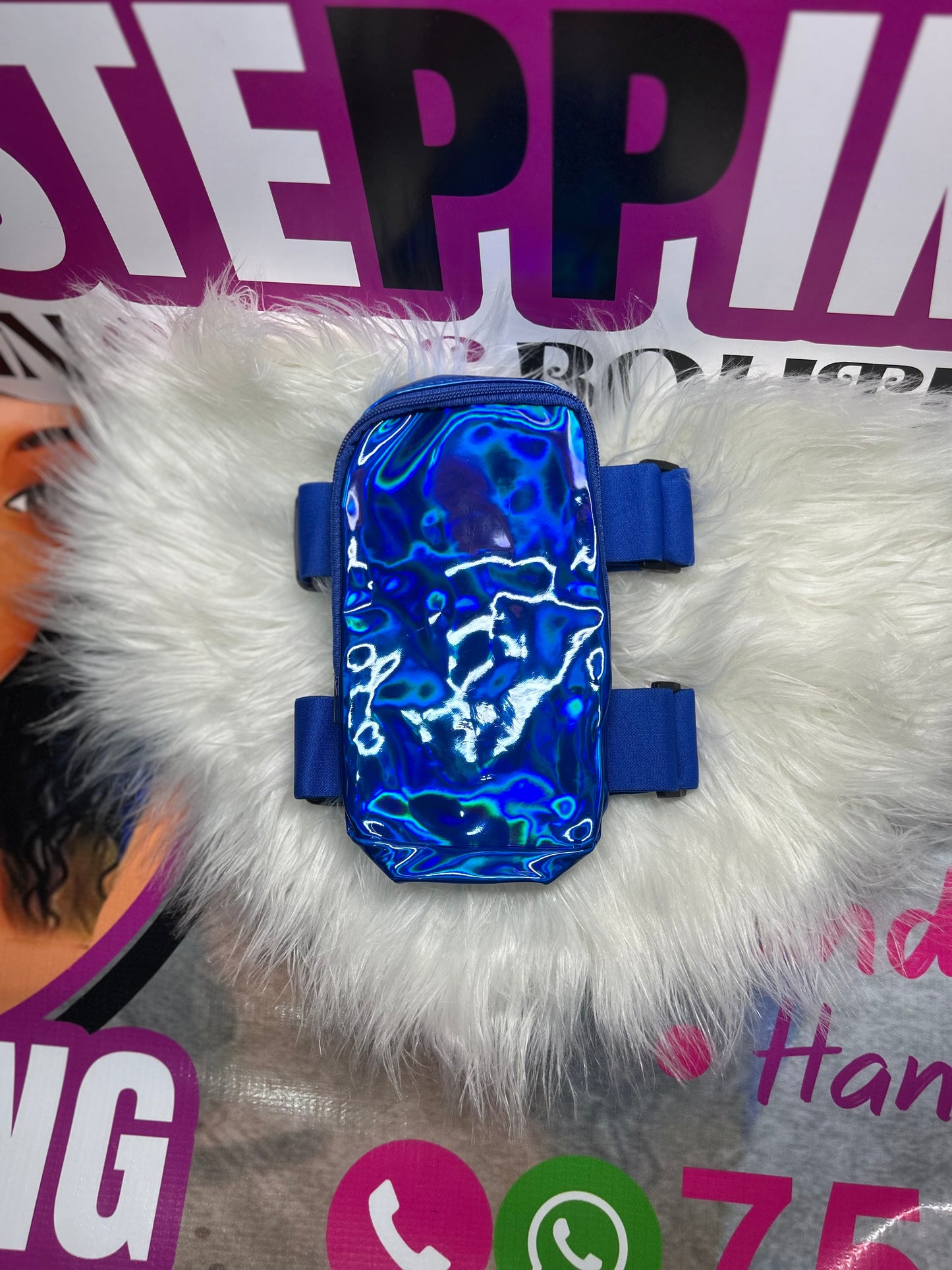 Blue Thigh Bag