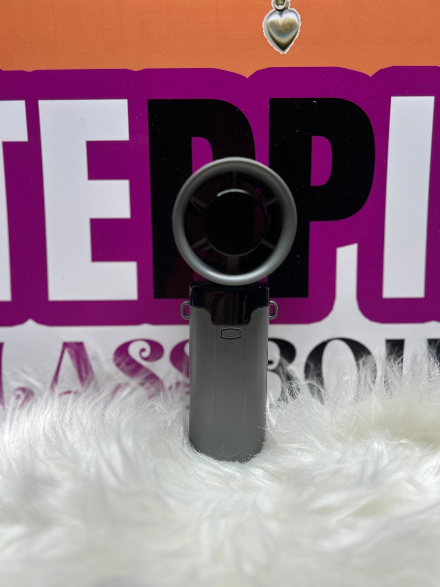Turbo Handheld Fan Grey
