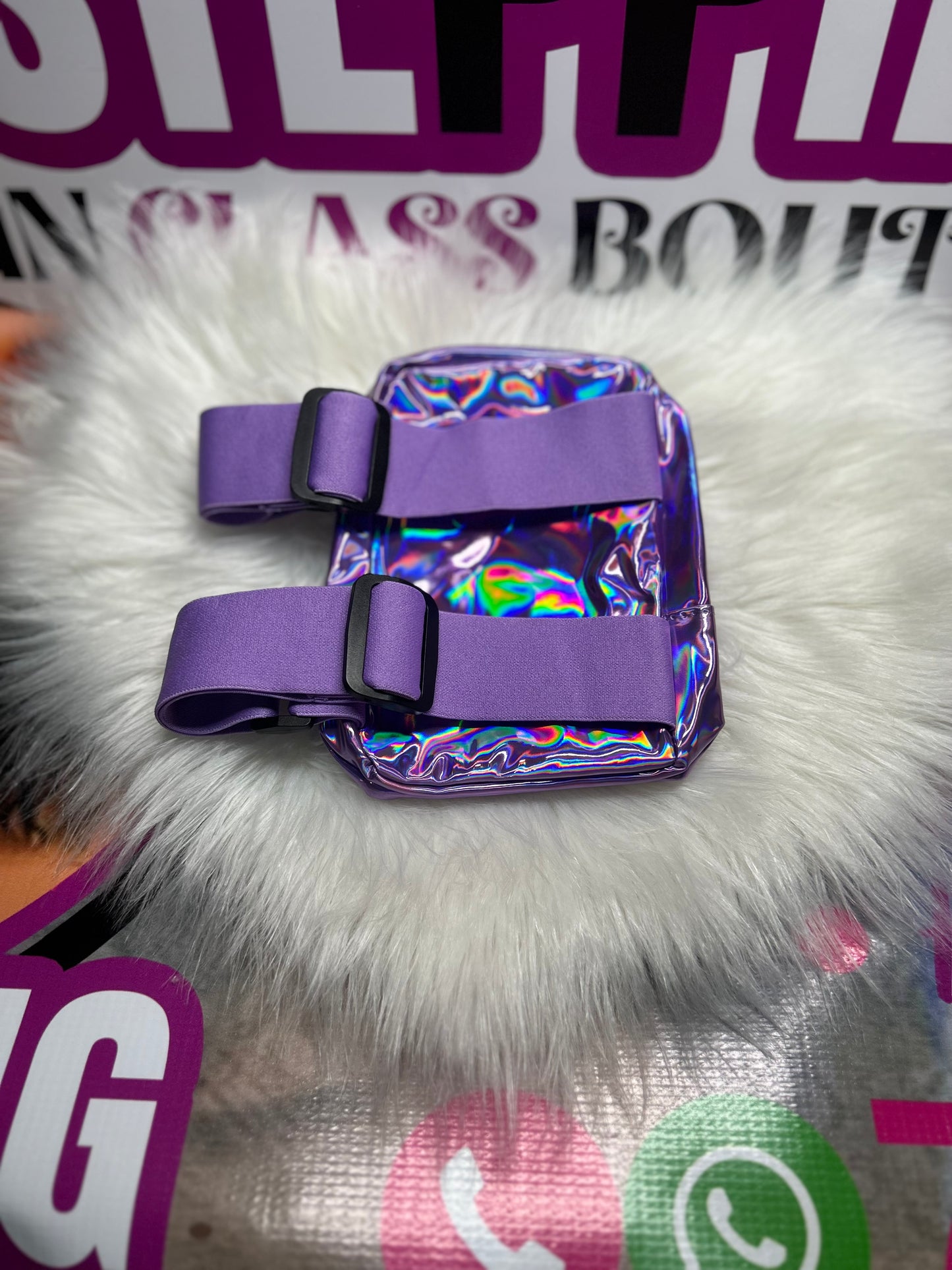 Purple Thigh Bag