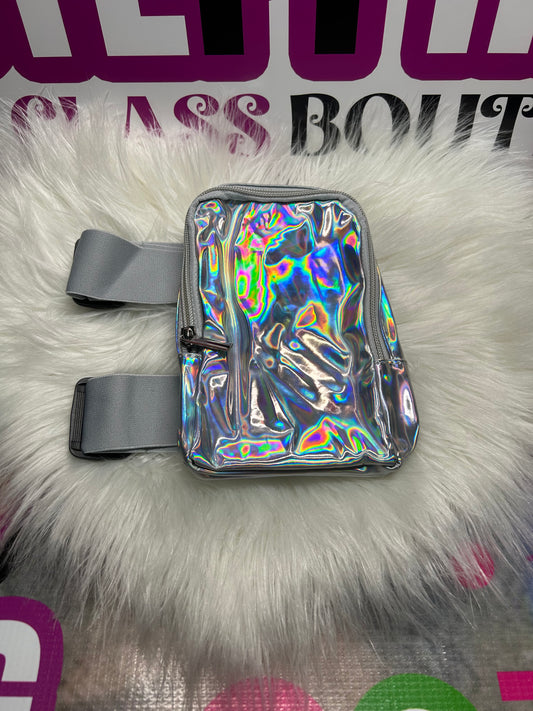 Silver Thigh Bag