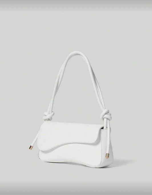 White baguette bag