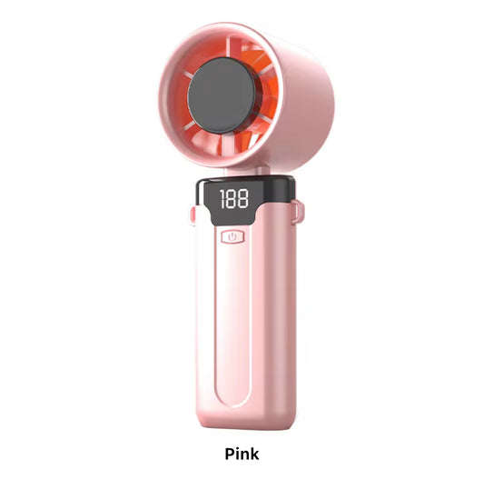 Turbo Handheld Fan Pink