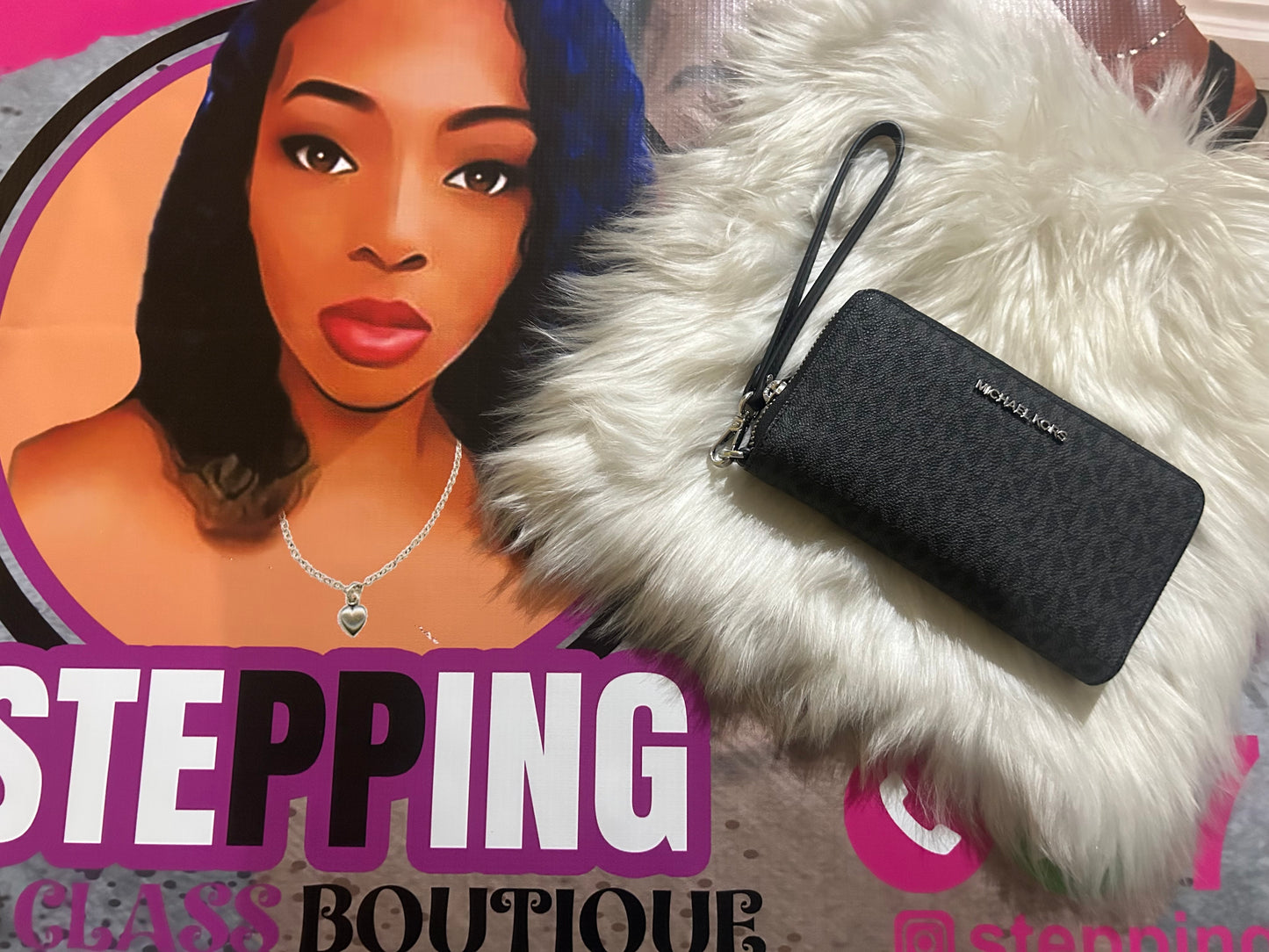 Michael Kors grey wallet