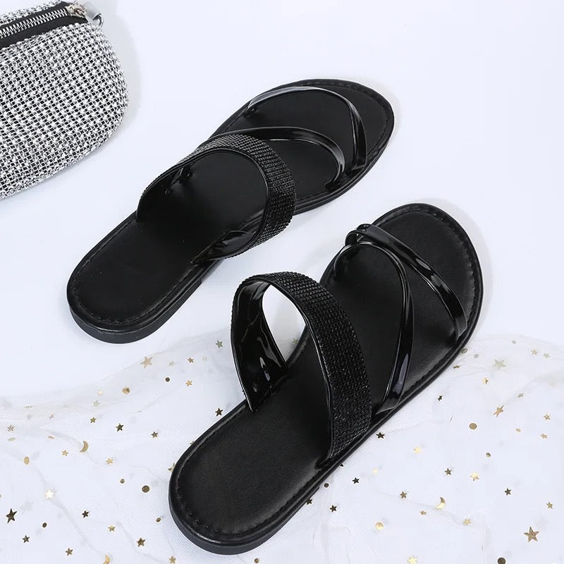 Cute black slides