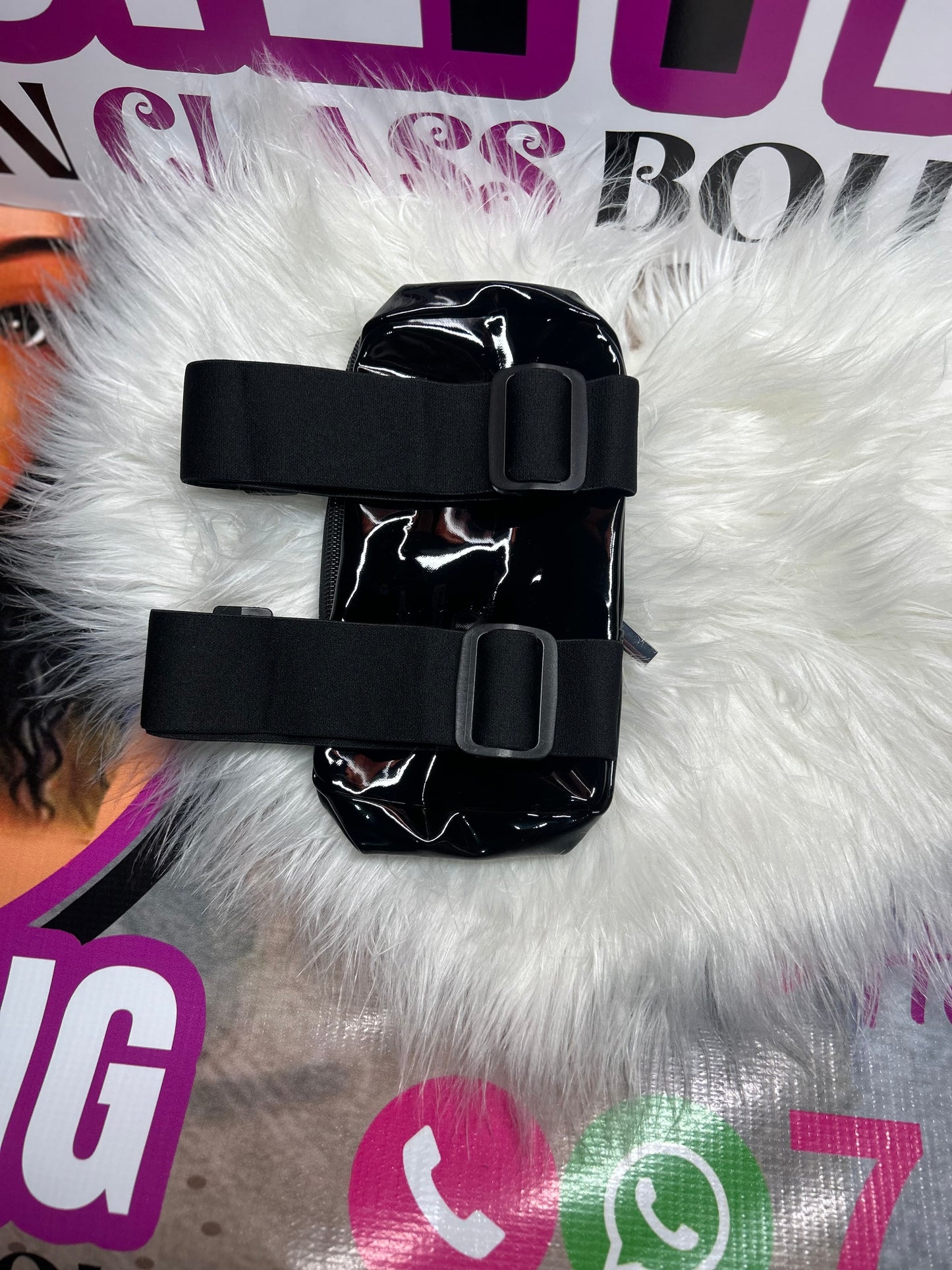 Black Thigh Bag