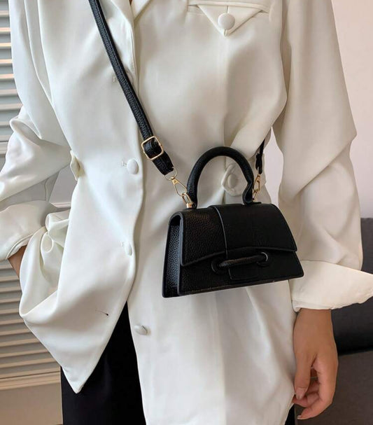 Mini black side bag