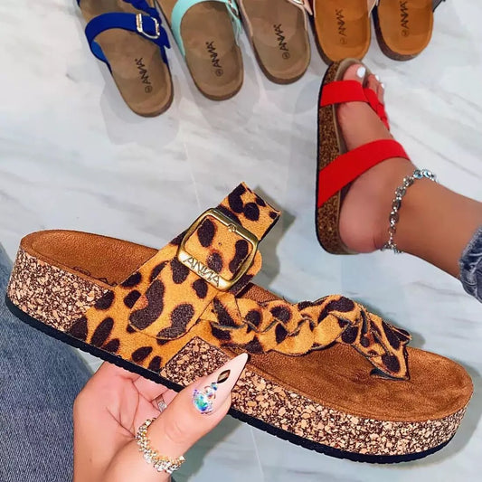 Leopard print Slipper