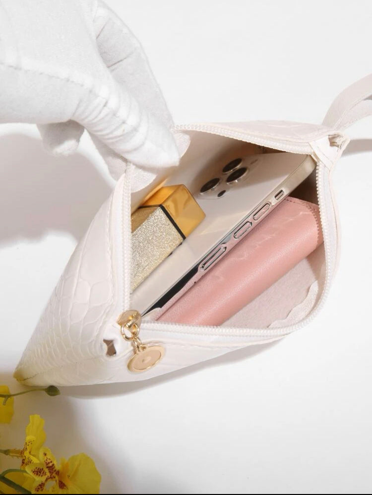 Mini white purse